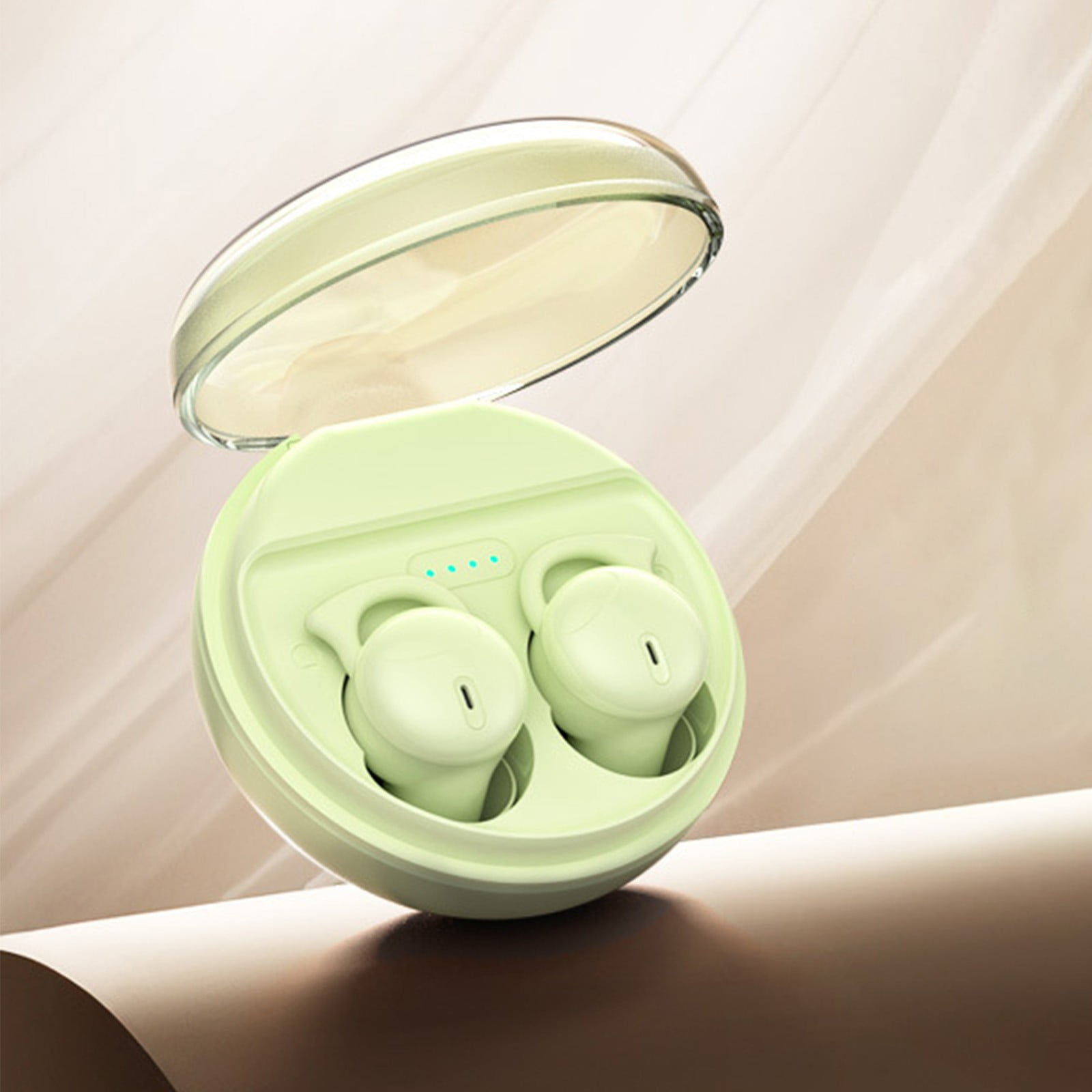 Sleep Earbuds Wireless Bluetooth Headset Bluetooth 5.3 Mini In Ear Dual Microphone Wearable Earphones For Sleeping