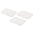 thumbnail image 1 of Unique Bargains 12x9' Fast Food Tray, 3 Pack PP Plastic Reusable Multi-Purpose Non-Slip Serving Tray White, 1 of 5