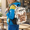 thumbnail image 3 of Jeiento Cute Yorkshire 13.5 Inch Polyester Toddler Backpack, Preschool Bookbag with Mesh Sides, Large Main Compartment School Bag for Boys Girls Kindergarten Outdoor Activities, 3 of 7