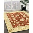 thumbnail image 3 of Ahgly Company Machine Washable Indoor Rectangle Abstract Orange Red Area Rugs, 6' x 9', 3 of 7