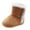 Coffee, variant on Winter Baby Girl Boy Cotton Boots Casual Shoes First Walkers Newborn Cute Non-slip Soft Sole Shoe