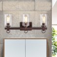 RADIANCE goods Transitional 3 Light Oil Rubbed Bronze Bath Vanity ...