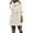 Beige, variant on Winter Jackets for Women Women Longline Quilted Vest With Drawstring Waist Hooded Sleeveless Jacket For Winter Warmth And Style Winter Coats for Women