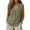 Green, variant on Women's Plus Size 100% Cotton Vest, Sleeveless V-Neck Button-Down Waistcoat with Textured Fabric