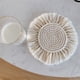 thumbnail image 5 of Cojín de taza Posavasos de punto de algodón hecho a mano con tapete de mesa con aislamiento térmico para oficina en casa, tipo A, 20 cm Inevent HA002078-01, 5 of 6