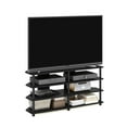 thumbnail image 3 of Pemberly Row Easy Assembly 4-Tier Corner TV Stand for TV up to Blackwood/Black, 3 of 6