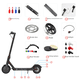 thumbnail image 1 of Juego completo de accesorios para patinete eléctrico M365, gancho de absorción de impactos, guardabarros delantero y trasero, pegatinas reflectantes, cubierta lateral, 1 of 2