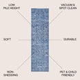 thumbnail image 6 of JONATHAN Y BOHEMIAN FLAIR 2 x 8 Runner Rug, Ferro Filigree - Blue, BMF108B-28, 6 of 9