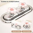 thumbnail image 1 of YAOMOBB Touchless Toilet Button Flower Shape Toilet Press Button Self adhesive Nail Protector Bathroom Decor, 1 of 6