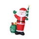 thumbnail image 2 of Papá inflable navideño con LED incorporado, juguete inflable de 1,8 m, decoración navideña para fiestas, patios, festivales y porches., 2 of 9