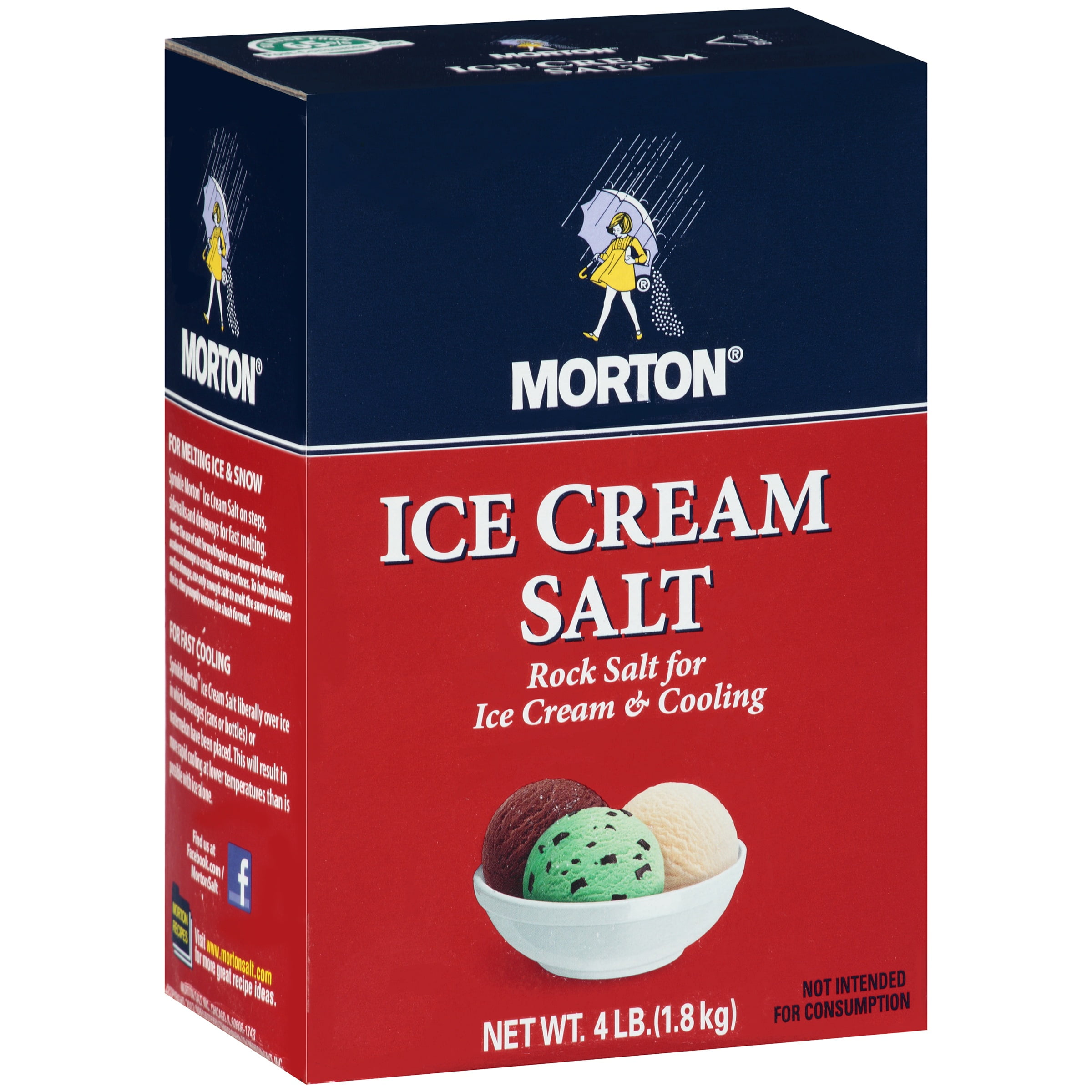 Morton Ice Cream Salt, 4 lb by Morton Salt
