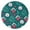Dark Green Christmas, variant on Gray Christmas Snowman Pattern Round Blanket,Comfortable Soft Flannel Throw Blanket,All Season,Warm Lightweight Blankets for Sofa Bed Couch Living Room Chair 47"x47"