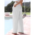 thumbnail image 3 of Pantalones casuales de algodón para mujer, pantalones deportivos ligeros y transpirables., 3 of 4