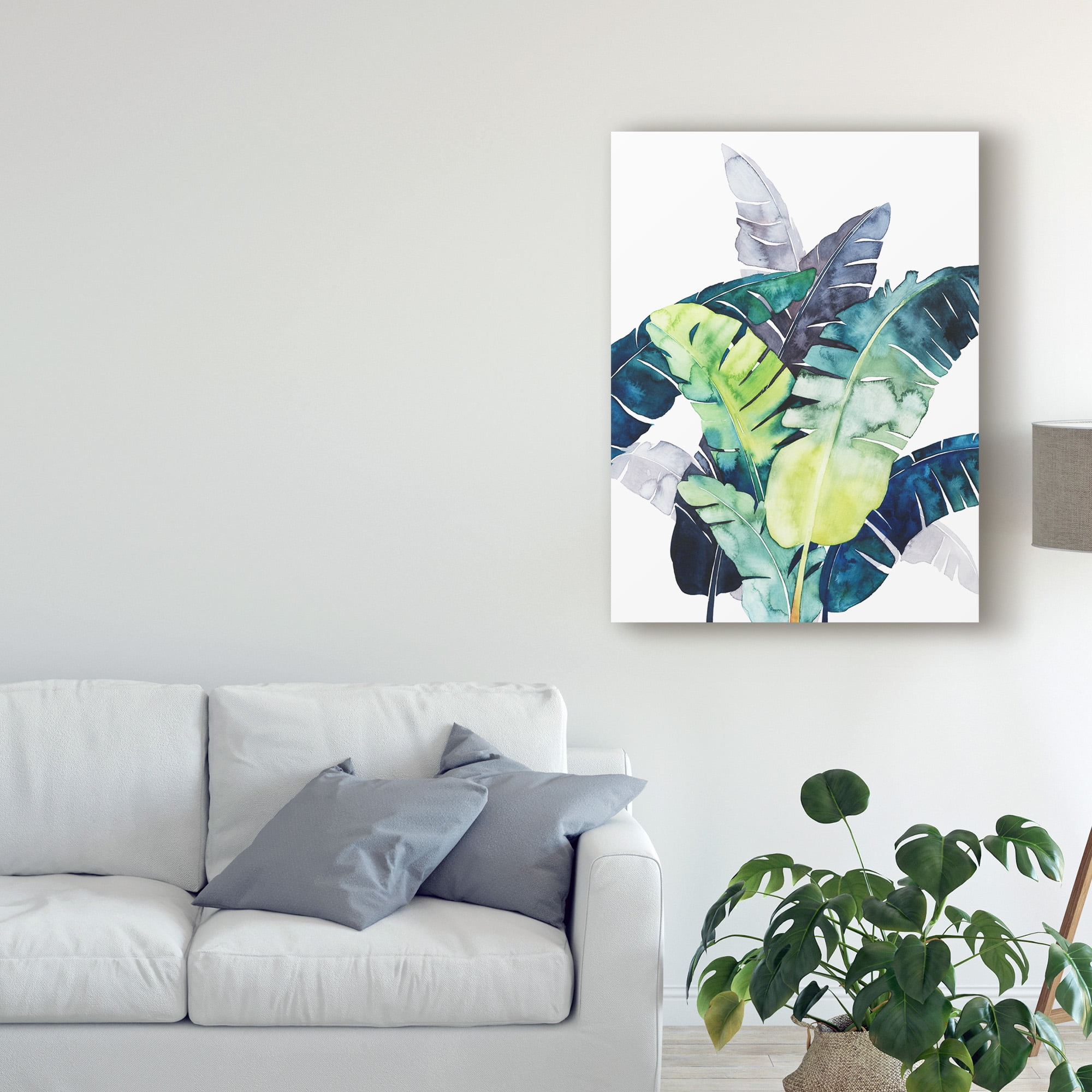 Trademark Fine Art 'Twilight Palms II' Canvas Art by Grace Popp