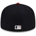 thumbnail image 4 of Men's New Era Navy/Red Cleveland Guardians Authentic Collection On-Field 59FIFTY Fitted Hat, 4 of 6