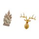 thumbnail image 5 of Estatua católica,Colección de figuritas y adornos de la Sagrada Familia,Escultura católica de la Santísima Virgen María,Estatua de cabeza de ciervo,Decoración de pared con cabeza de, 5 of 8