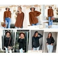 thumbnail image 5 of Qaspx Long Sleeve Shirts for Women Crewneck Lightweight Sweatshirts Fall Casual Tunic Tops, 5 of 6