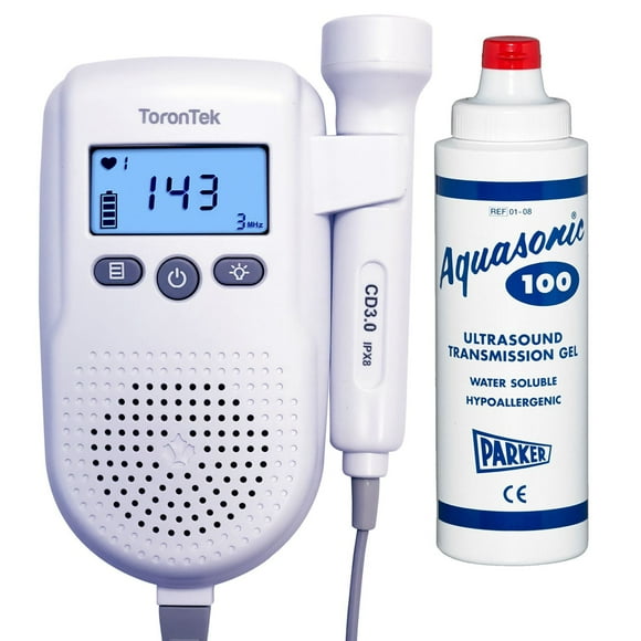 Torontek R88 moniteur fœtal avec un tube de gel de 250 ml