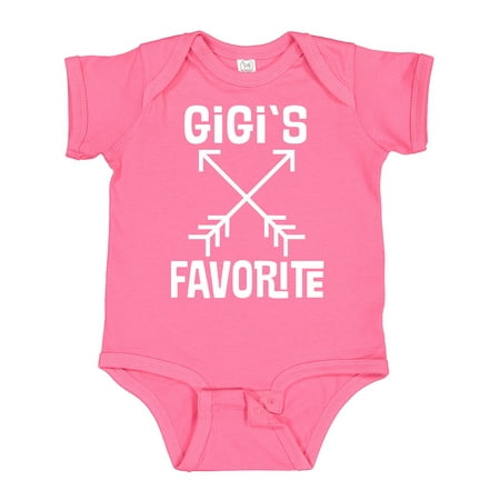 

Inktastic Gigi Favorite Grandchild Gift Baby Boy or Baby Girl Bodysuit