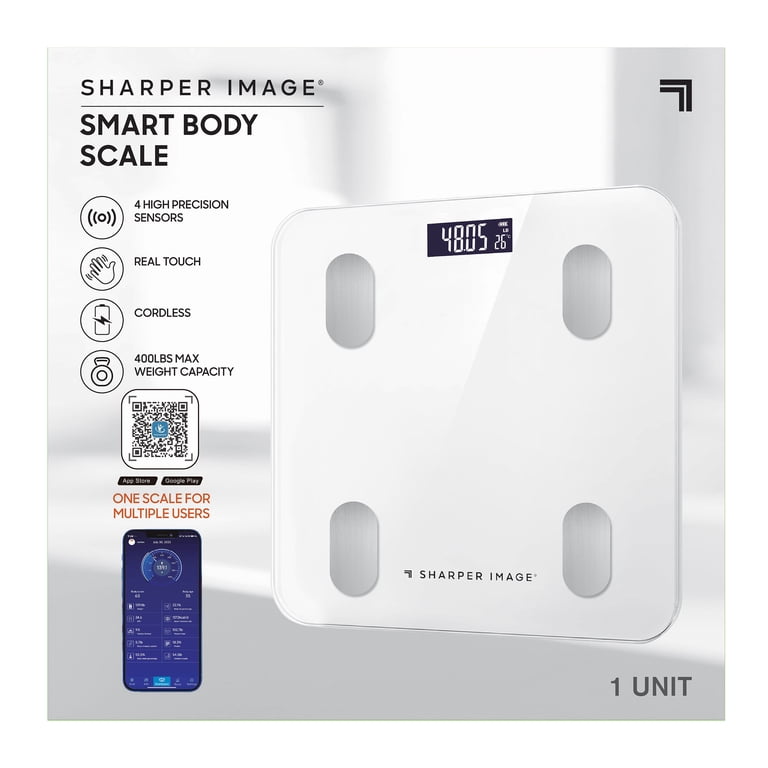 Sharper Image Smart Scale, Bluetooth, 400 lb Capacity photo 8