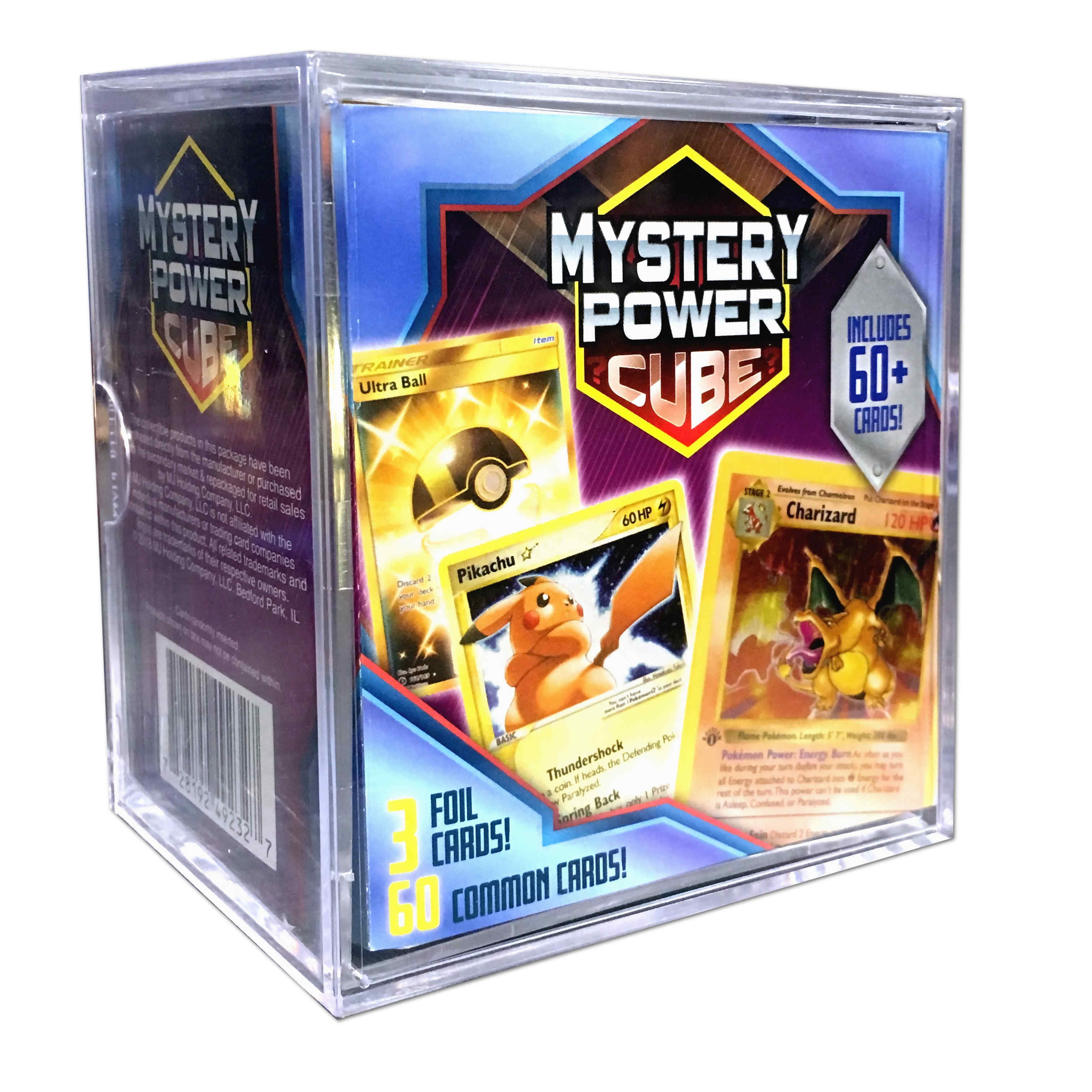 POKEMON MYSTERY POWER CUBE SEALED 60 WALMART EXCL CARDS 3 FOIL HOLOS CHARIZARD 