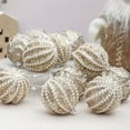 thumbnail image 4 of Injueey Lentejuelas brillantes y adornos para árboles de Navidad de colores brillantes para un ambiente festivo Árbol de Navidad Kits de decoración para fiestas Blanco, 4 of 6