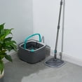 thumbnail image 4 of True & Tidy Tidy Spin Mop and Bucket System with 4 Microfiber Mop Pads, Easy Rinse, Refill, Dual Swivel, Telescopic, 4 of 14