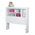 thumbnail image 3 of Pemberly Row Modern Wood Twin Bookcase Headboard in Pure White, 3 of 6