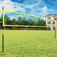 thumbnail image 4 of Patiojoy Portable Volleyball Net Set Outdoor Volley Ball System w/ Adjustable Poles Yellow, 4 of 10