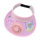 thumbnail image 2 of Sombrero con visera solar y ventilador, protección solar, portátil, banda elástica ajustable, informal Rosa, 2 of 9