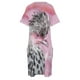 thumbnail image 4 of Vestido de dama de honor con bolsillo suelto para mujer falda larga con estampado de gallo y pinky diseño suizo Verano, 4 of 6