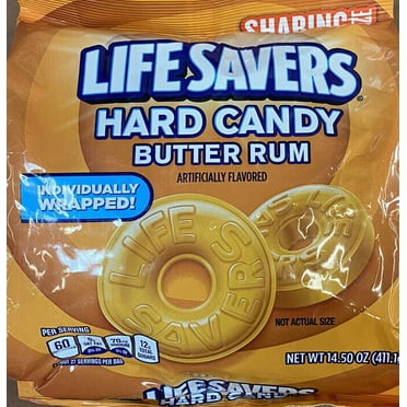 LifeSavers BUTTER RUM Breath Mints Bulk Hard Candy Candies 14.5 oz Bag