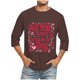 thumbnail image 5 of Camisas de Manga Larga para los Hombres Día de San Valentín Impresión Cuello Redondo Moda Casual, Mezcla de Poliéster de Lino de Algodón para Primavera Verano, 5 of 8