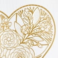 thumbnail image 4 of Hallmark Wedding Card (Gold Floral Heart Congratulations), 4 of 6