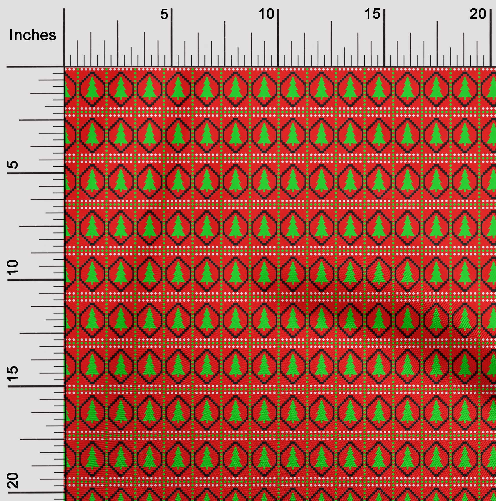 oneOone Silk Tabby Red Fabric Merry Christmas Fabric For Sewing Printed Craft Fabric By The Yard 42 Inch Wide