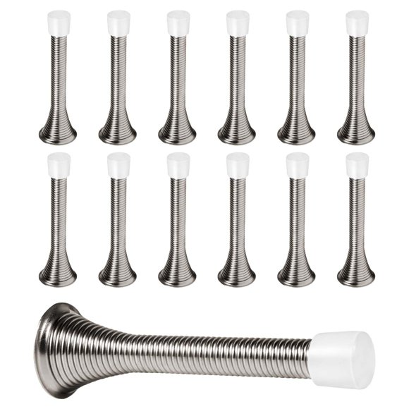Topes de puerta KISEER, paquete de 12, 8,25 cm, resorte resistente