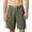 Army Green, variant on WIZUTIZ Men's Casual Shorts Solid Color Mesh Elastic Waist Drawstring Pocket Sports Bottoms Polyester Breathable Relaxed Fit for Summer Outdoor Daily Leisure Mens Fashion