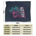 thumbnail image 3 of ZICANCN Anti-Pilling Flannel Bed Throw Blankets E-Sports Neon Logo , Couch Ultra Soft Micro Fleece Sofa Bed Camping Travel Blanket for Adults 80"x60", 3 of 8