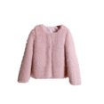 thumbnail image 2 of Pntutb Moda para mujer Sólido Corto Imitación Chaleco cálido Abrigo Faux tops Rollbacks Pntutb Pntutb-4385, 2 of 5