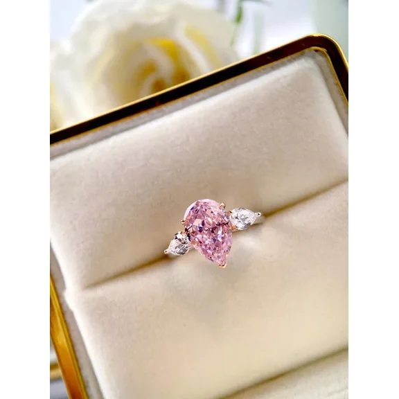925 Sterling Silver Certified Natural Pink Sapphire Handmade Ring