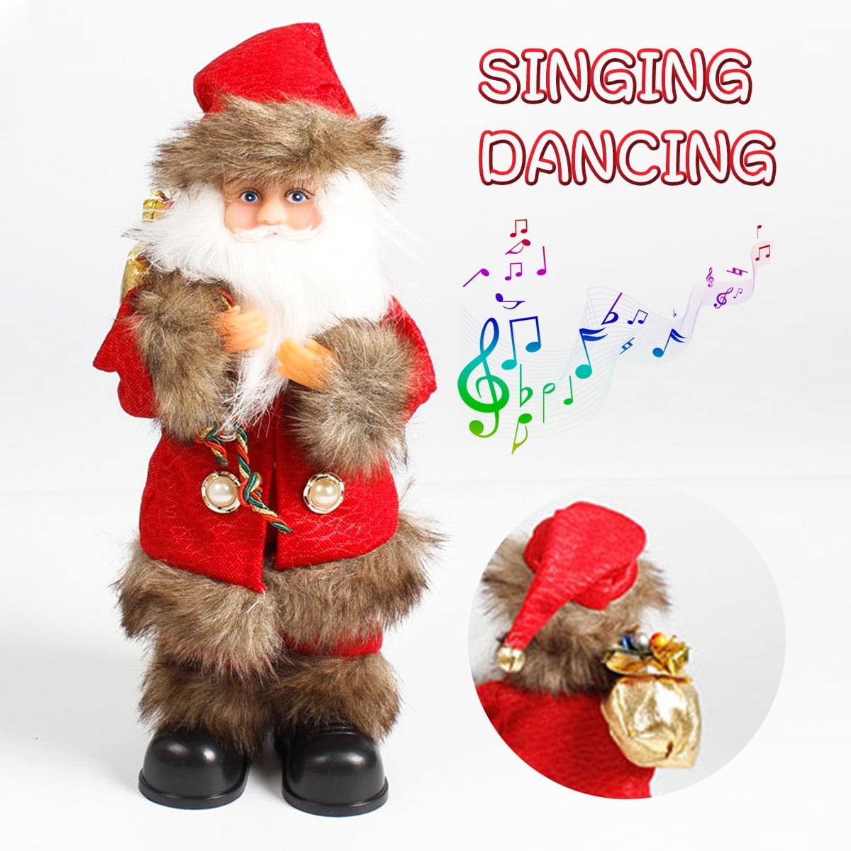 singing santa toy
