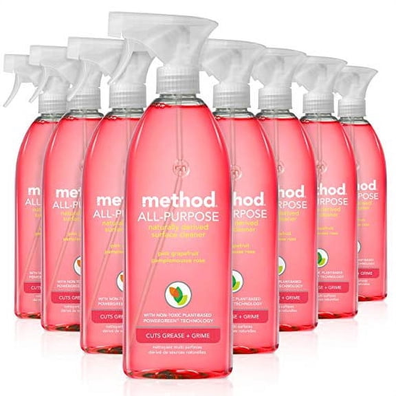 Method All-Purpose Cleaner, Pink Grapefruit - 28 Oz (Pack of 8)
