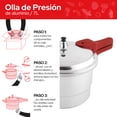 thumbnail image 5 of Cookit Olla De Presión Aluminio 7L Con Vaporera CAPC07, 5 of 5