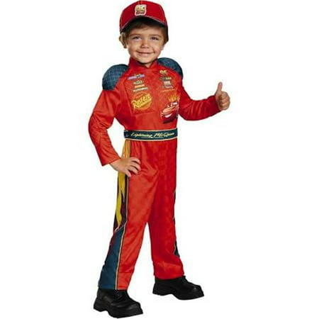 Boys Disney Cars Lightning Mcqueen Classic Child Costume, Multi Color - Size 4-6