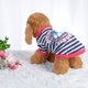 thumbnail image 1 of Camiseta para mascotas primavera otoño perro cachorro ropa pequeña para gato ropa chaleco superior impresa, L #5, 1 of 7