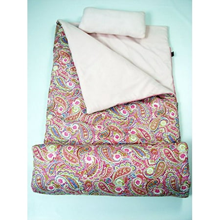 Soho Slumber Bag For Kids Rosey Paisley With Pillow And