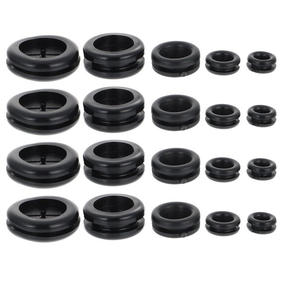 TEHAUX 50Ud Protector De Cables Goma Negro Protector De Agujero Para Máquina Uso Industrial