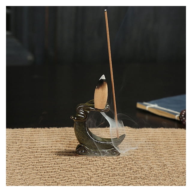 Buddha, Waterfall Part, Creative Support, Mini Reflux, Teahouse Burner, Cone, Pottery, Home Decoration, Office, Incense