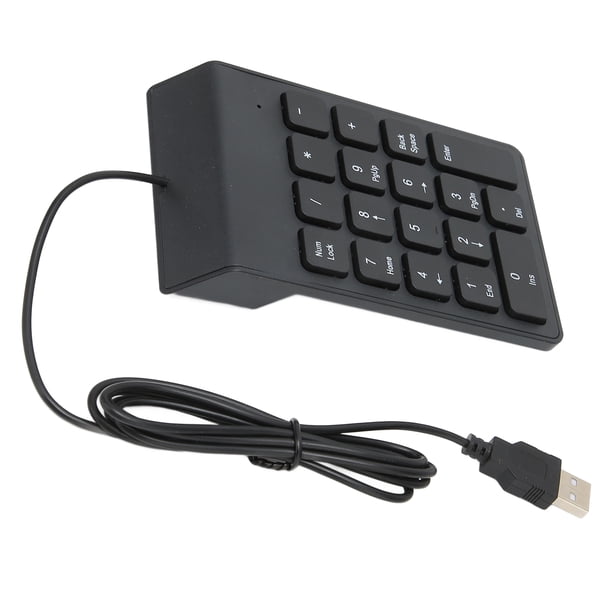Teclado Numérico USB Mini 18 Teclas Teclado Numérico Para Computadoras Portátiles De Escritorio PC