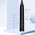 thumbnail image 4 of Cepillo de dientes eléctrico sónico de levitación magnética inteligente de comercio exterior con embalaje en caja de regalo recargable por USB de 15 velocidades para adultos, 4 of 5